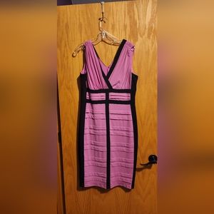 Roz and Ali pink and black dress